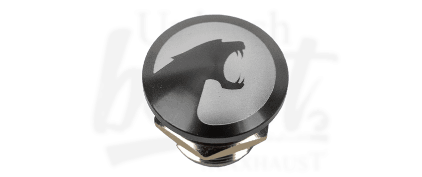 Maxhaust Button schwarz