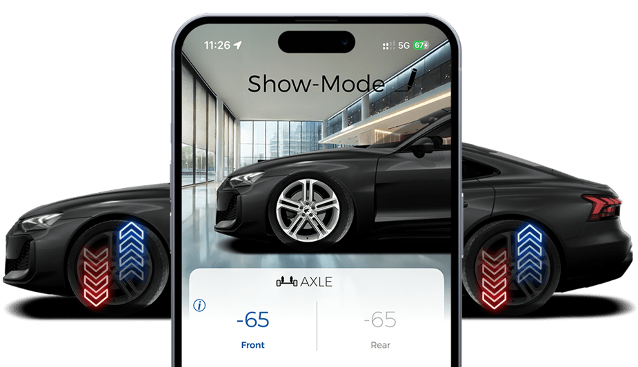 Приложението Maxhaust: управление на Air Suspension в Audi